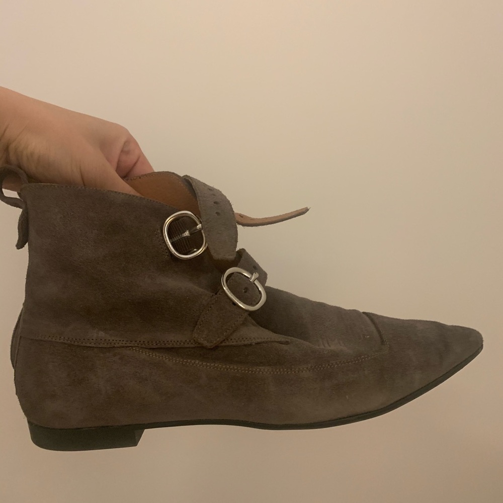 All Saints Viv Suede Boots - Picture 3 of 6